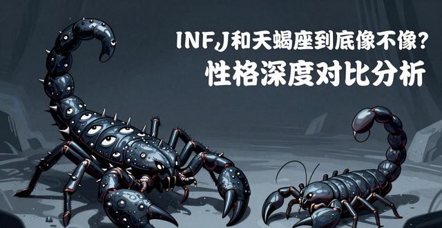 INFJ和天蝎座到底像不像？性格深度对比分析