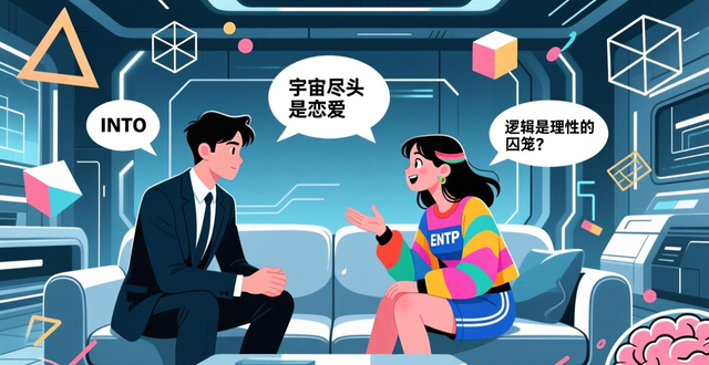 INTJ男爱上ENTP女的迹象，高智商CP的相处之道