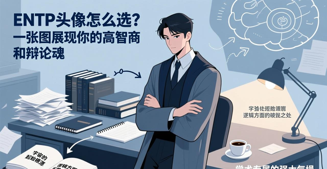 ENTP头像怎么选？一张图展现你的高智商和辩论魂