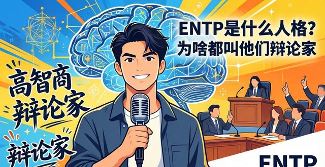 ENTP是什么人格？为啥都叫他们辩论家