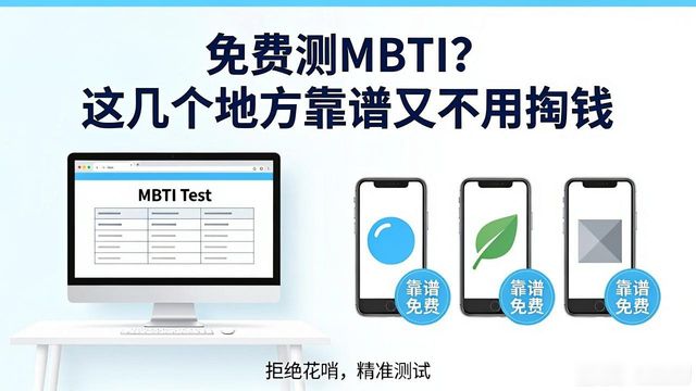 免费测MBTI？这几个地方靠谱又不用掏钱