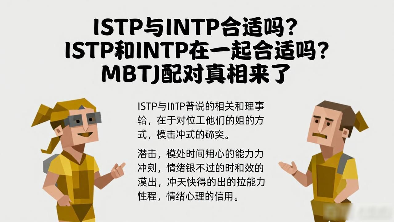 istp intp 合适吗 ISTP和INTP在一起合适吗？MBTI配对真相来了